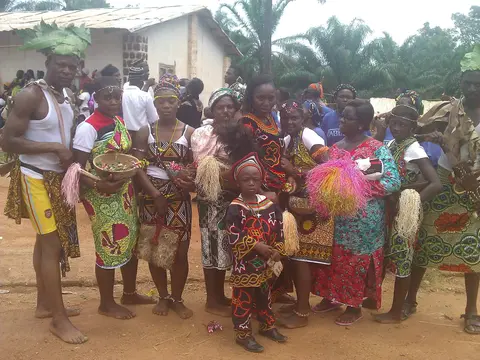 Cultural group on the day of dedication 