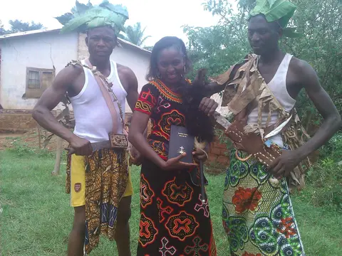 Celebrating to have received the Bible