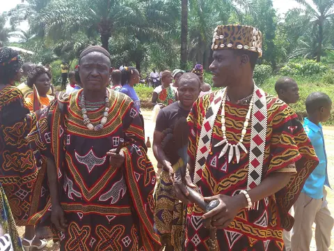 Sub Chiefs in Bum on the day of dedication dedication